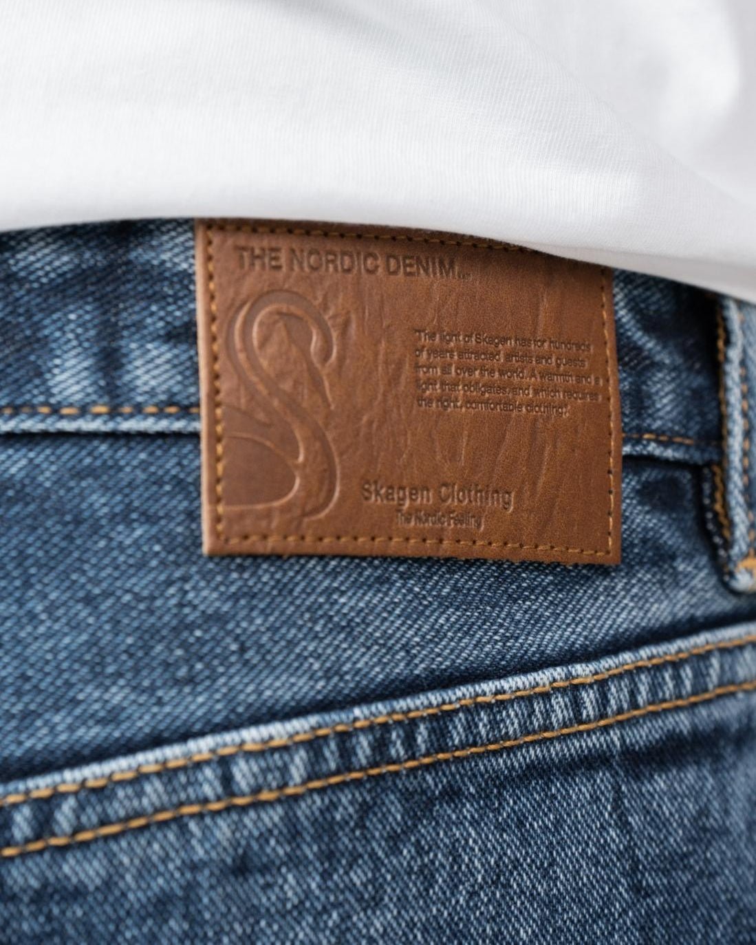 Denim Jeans Mid Blue | Skagen - clothing.dk